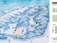 Mappa delle piste Vernár - Studničky