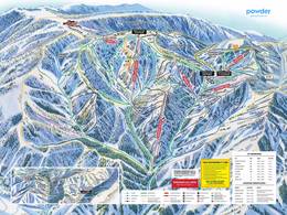 Mappa delle piste Powder Mountain