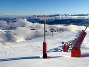 Segnaletica delle piste nel comprensorio sciistico di Saint-Lary-Soulan