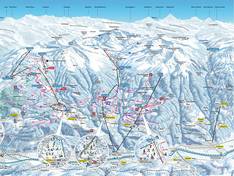 Mappa delle piste Unterbäch - Brandalp/Ginals