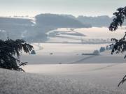 Vista dalla stazione a monte sulla Svevia Alb