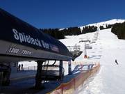 Spieleck 6er - 6pers.| Seggiovia ad alta velocità (ad agganc. autom.) con cupola di prot. e riscald. sedile