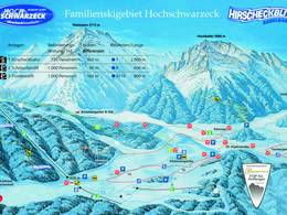 Mappa delle piste Hochschwarzeck - Ramsau bei Berchtesgaden
