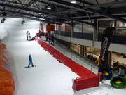 Pista per principianti all'ingresso della ski hall