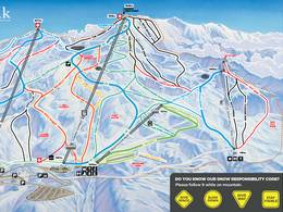 Mappa delle piste Coronet Peak