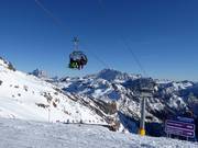 Padon II - 4pers.| Seggiovia ad alta velocità (ad agganciamento automatico) con cupole di protezione