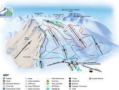 Mappa delle piste Nevis Range