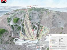 Mappa delle piste Black Mountain – Rumford