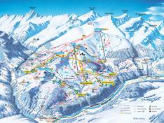 Mappa delle piste Obersaxen/Mundaun/Val Lumnezia
