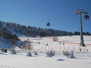 Dolce tratto finale della pista Ettelsberg poco prima della stazione a valle