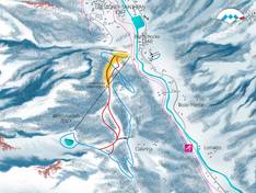Mappa delle piste Gressoney-Saint-Jean - Weissmatten
