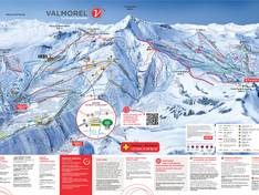 Mappa delle piste Le Grand Domaine - Valmorel/Doucy/Celliers/St François Longchamp
