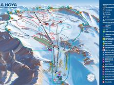 Mappa delle piste La Hoya