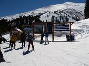 Punto informativo nell’area sciistica