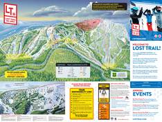 Mappa delle piste Lost Trail Powder Mountain