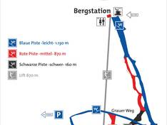 Mappa delle piste Inselsberg - Bad Tabarz
