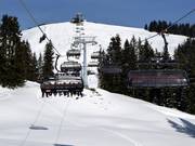 Jochbahn - 8pers.| Seggiovia ad alta velocità (ad agganc. autom.) con cupola di prot. e riscald. sedile