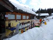 Snowbar El Mas de la Casèla alla discesa a valle verso Folgàrida