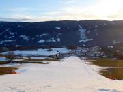 Vista dalla stazione a monte verso Terento