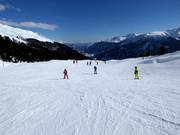 Pista facile presso lo skilift Palius