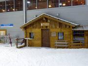 La baita sulle piste può essere affittata per feste ed eventi esclusivi.