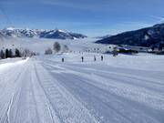 Pista facile al Maisilift presso la stazione intermedia MK Maiskogelbahn