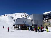 Greitspitzbahn - 6pers.| Seggiovia ad alta velocità (ad agganciamento automatico) con cupole di protezione