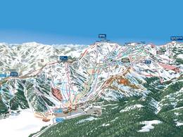 Mappa delle piste Palisades Tahoe