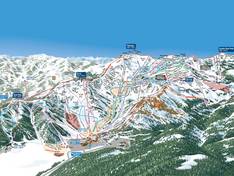 Mappa delle piste Palisades Tahoe