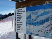 Panoramica delle piste al Col du Corbier
