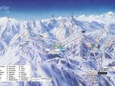 Mappa delle piste Cerler