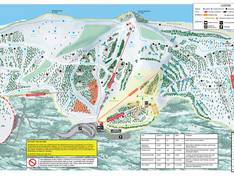 Mappa delle piste Frost Fire Park