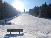 La pista principale nella sua piena larghezza