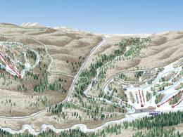 Mappa delle piste Jackson Creek Summit (Snowriver Mountain Resort)