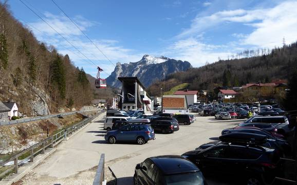 Traunsee: Accesso nei comprensori sciistici e parcheggio – Accesso, parcheggi Feuerkogel - Ebensee