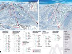 Mappa delle piste Bromont