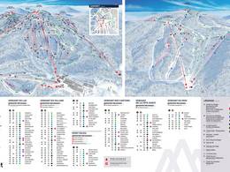Mappa delle piste Bromont