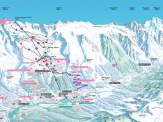 Mappa delle piste Lauchernalp - Lötschental