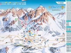 Mappa delle piste San Vito di Cadore