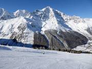 Vista dalla Kanzel sull'Ortler con Langenstein