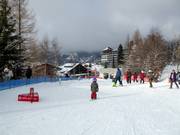 Area di esercitazione gratuita con diversi tappeti mobili a Villars