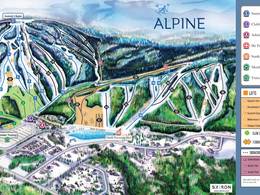 Mappa delle piste Alpine Ski Club - Collingwood