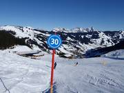 Segnaletica pista blu