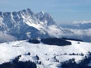 Brandstadl a Scheffau davanti al Wilder Kaiser