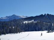 Vista dalla Winklmoosalm verso la Steinplatte