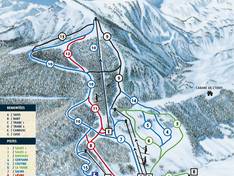 Mappa delle piste Donezan - Mijanès