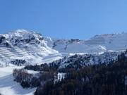 Vista sulla pista Karjoch e Obere Böden