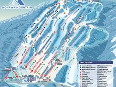 Mappa delle piste Mohawk Mountain
