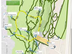 Mappa delle piste Hard'ack (Aldis Hill) – St. Albans