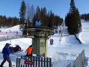 14 Tunneli - Skilift con T-bar/ancora